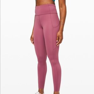 Lululemon fast and free 28” size 6